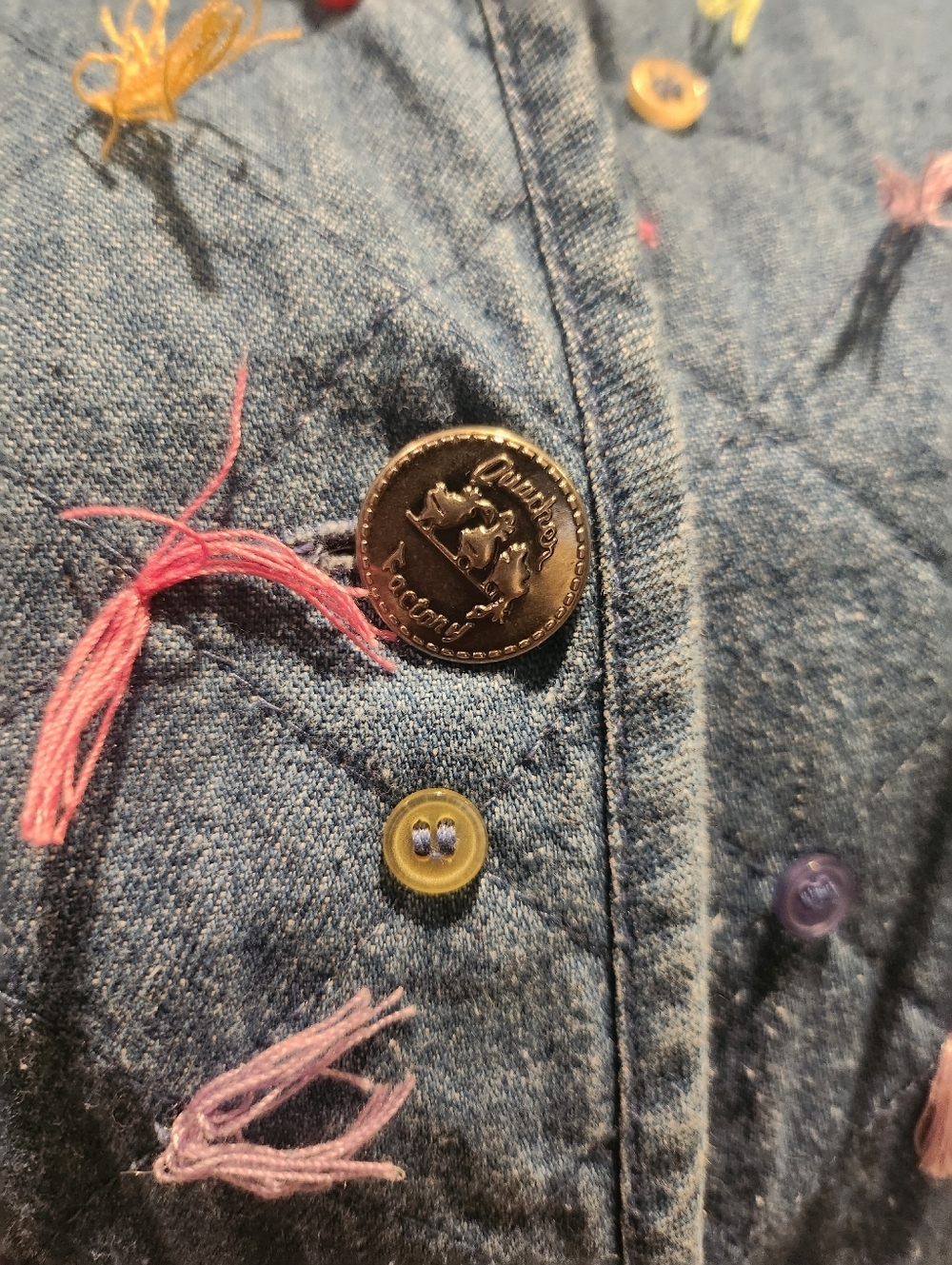 The Quacker Factory denim jacket size S - Picture 3 of 5